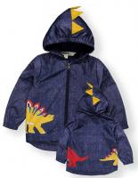 Ветровка р.74-80 тем/серый мальчик Турция    _1