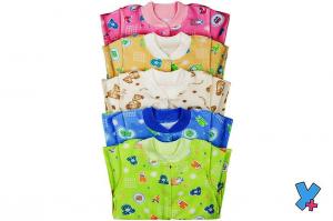 Комбинезон 1335ун р.56 разноцветный унисекс футер   5_1