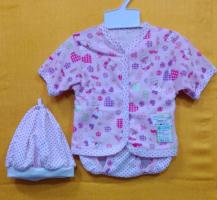 Комплект 6713  р.80 дев.(Кофта+трусы+берет)  Россия_1