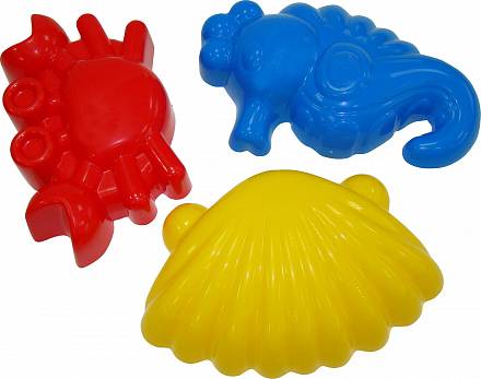 Игрушка 36551П  формы для песка (3шт)  Полесье   4
