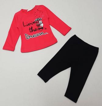 Костюм 6813 р.68 дев. (2 пр.) трикотаж Турция   1