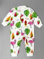 Комбинезон 1134ун р.68 разноцветный унисекс интерлок    3_2