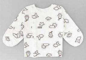 Распашонка 1016ун  р.62 разноцветный унисекс футер   9   _1