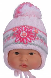 Шапка 2апа 0187  р.40  дев. теплая Микс Россия