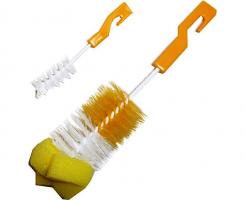 Ёршик 1005 с Губкой + Ёршик для сосок (2 шт) Микс Бусинка   1_1