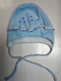 Шапка 2шл 1810д  р.46  дев.гол.  велюр