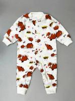 Комбинезон 1124ун р.80 разноцветный унисекс интерлок   7_2